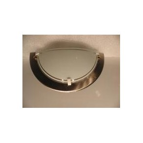 PLAFOND VÆG BØRSTET CHROM