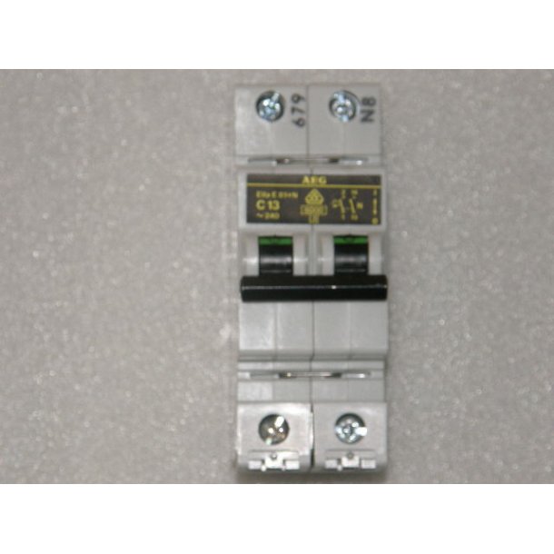 AUTOMATSIKRING 13A C KARAKTERISTIK 1P+N