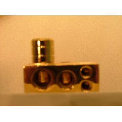 BATTERISKO. BELAGT MED 24 K. GULD