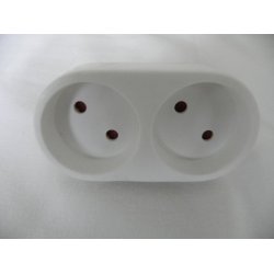 DOBBELT STIK HVID U/J