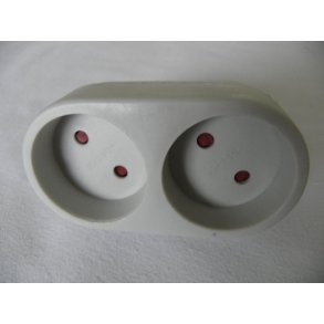 DOBBELT STIK LYSEGR&Aring; U/J