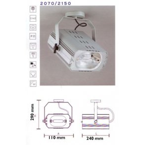 SKINNESPOT SLUZ 2150/3 HVID