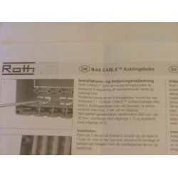 KOBLINGSBOKS FOR ROTH GULVVARMEREGULERINGSSYSTEM