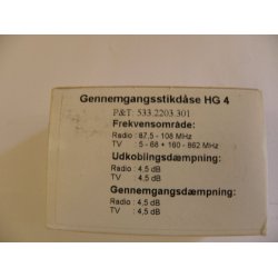 ANTENNE SL&Oslash;JFED&Aring;SE R/TV HVID